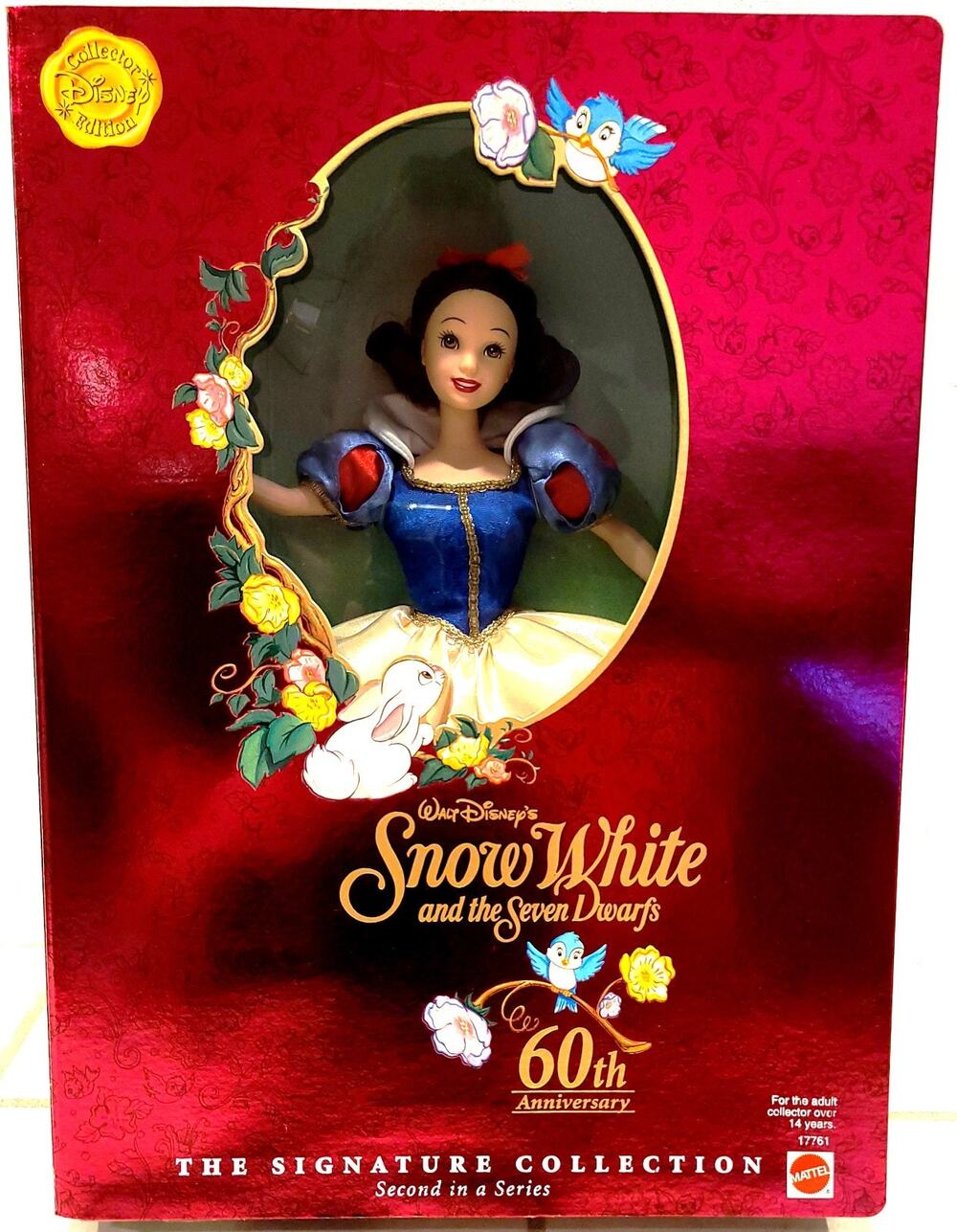 Mattel Disney Snow White 60th Anniversary Doll 1997 #17761 Vintage NRFB
